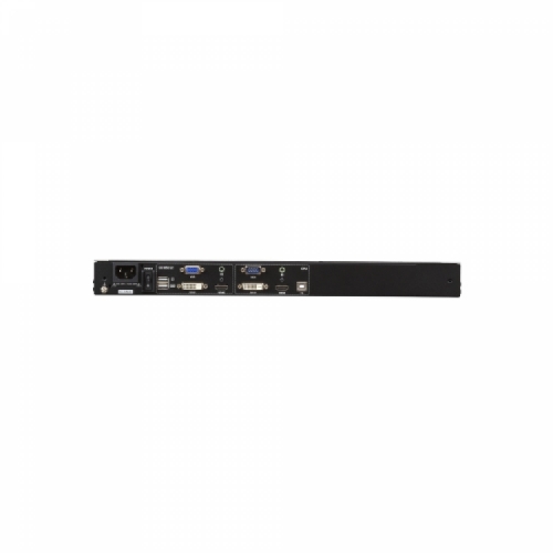 에이텐샵,1U Ultra 숏 뎁스 듀얼 레일 와이드스크린 FHD LCD 콘솔 (USB / HDMI / DVI / VGA) CL3800NW