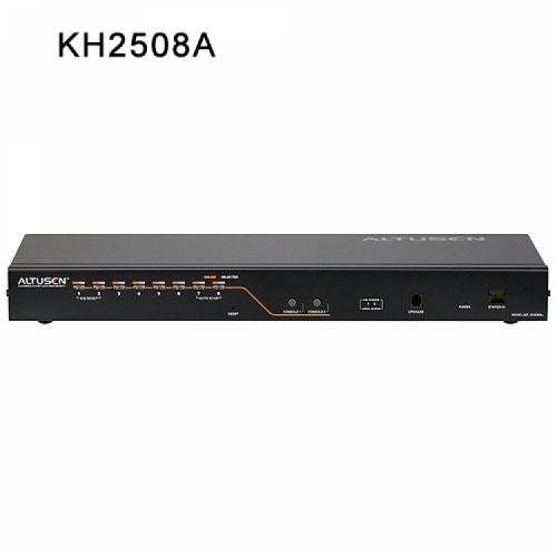 에이텐샵,2-콘솔 8-포트 Cat 5 KVM 스위치 with 데이지 체인 포트 KH2508A