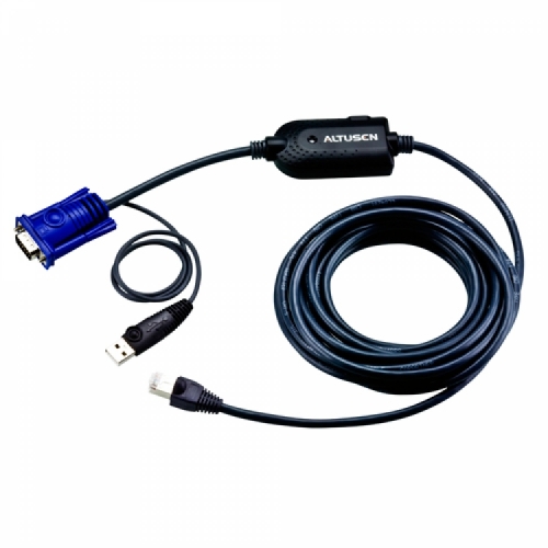에이텐샵,USB VGA KVM  일체형 어댑터 (5M 케이블) (KH, KL) KA7970