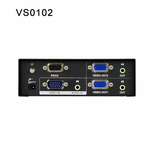 에이텐샵,2-포트 VGA/오디오 분배기 (450MHz) VS0102