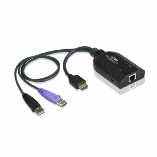 에이텐샵,[가격 문의]USB HDMI 버추얼 미디어 KVM 어댑터 with 스마트 카드 지원(KM, KN) KA7168