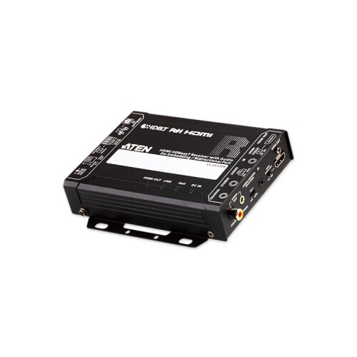 에이텐샵,HDMI HDBaseT 수신기 with 오디오 디임베딩 / 양방향 PoH VE2812PR