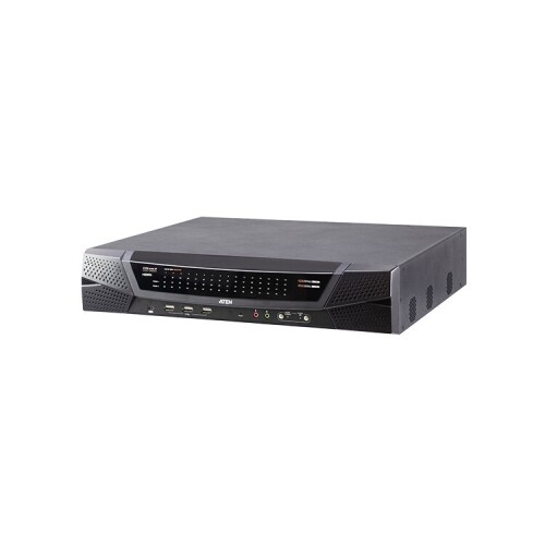 1-로컬/8-원격 공유 접속 64-포트 멀티-인터페이스 Cat 5 KVM over IP 스위치 KN8064VB