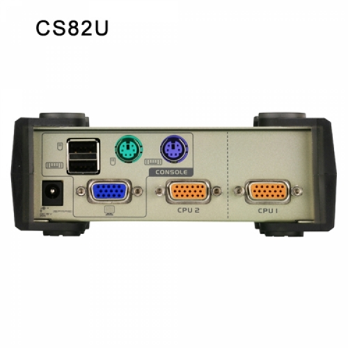에이텐샵,2-포트 PS/2-USB VGA KVM 스위치 CS82U