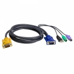 3M USB KVM 케이블 with PS/2 to USB 컨버터 내장 3 in 1 SPHD 2L-5303UP